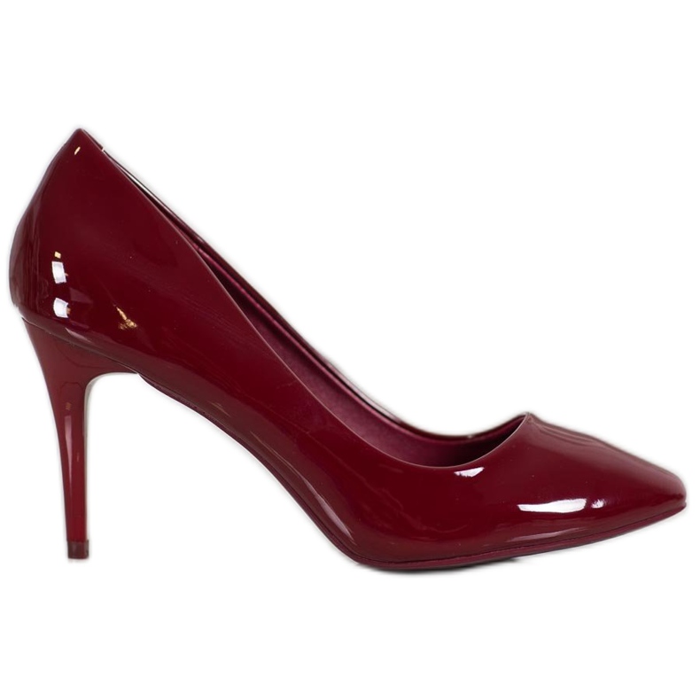 Comer Salto envernizado marrom vermelho multicolorido amarelo