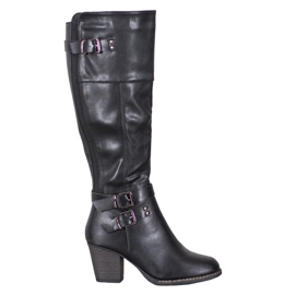 J. Star Botas Com Fivelas preto