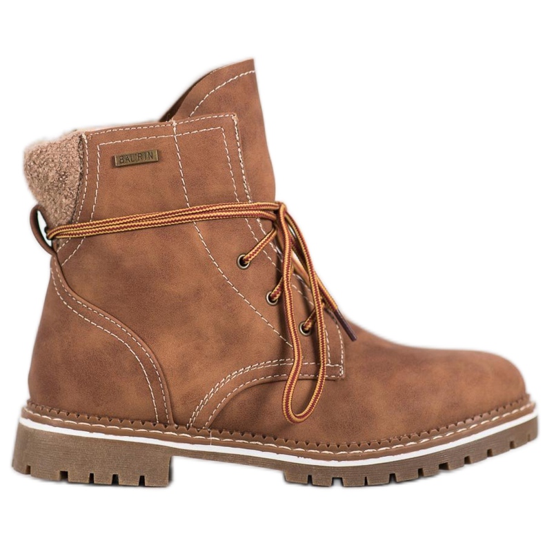 SDS Botas amarradas com isolamento castanho