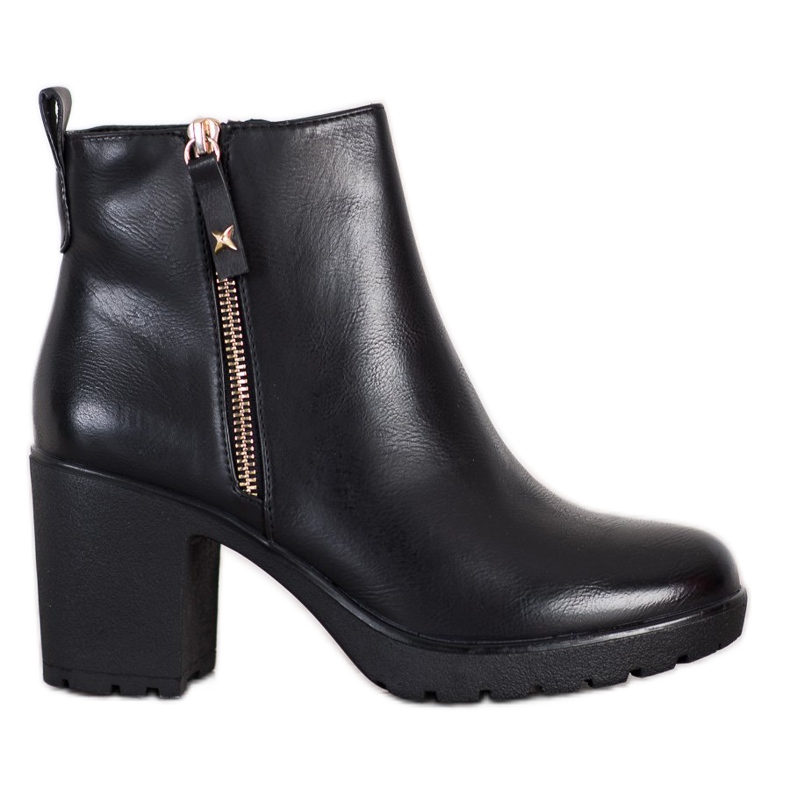 Bella Paris Botas confortáveis ​​com isolamento preto