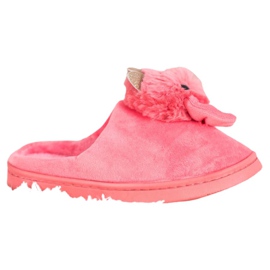 SHELOVET Chinelos com laço rosa