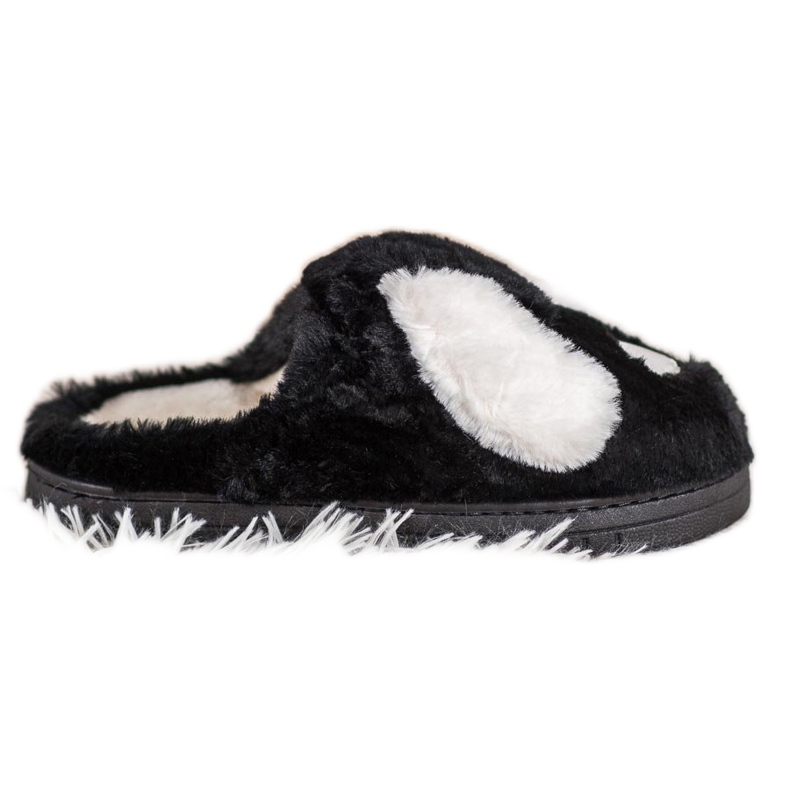 SHELOVET Chinelos de cachorro preto