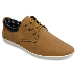 Sapatos elegantes B01 Camel marrom
