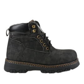 Botas de neve pretas com isolamento de A218 preto