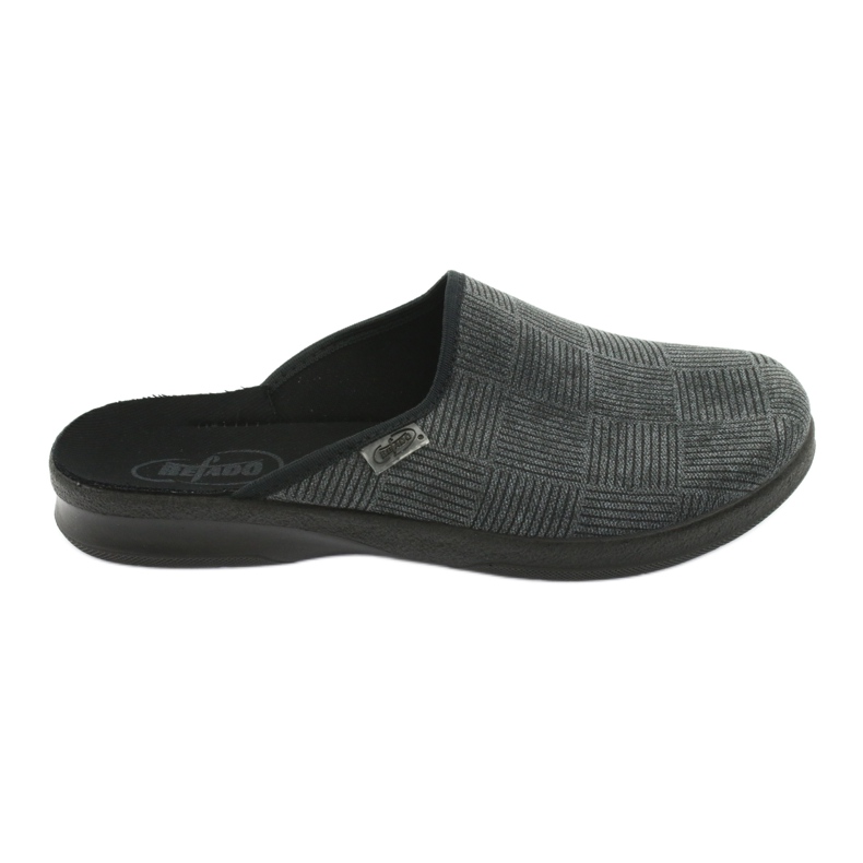 Sapatos masculinos Befado pu 548M014 preto cinza