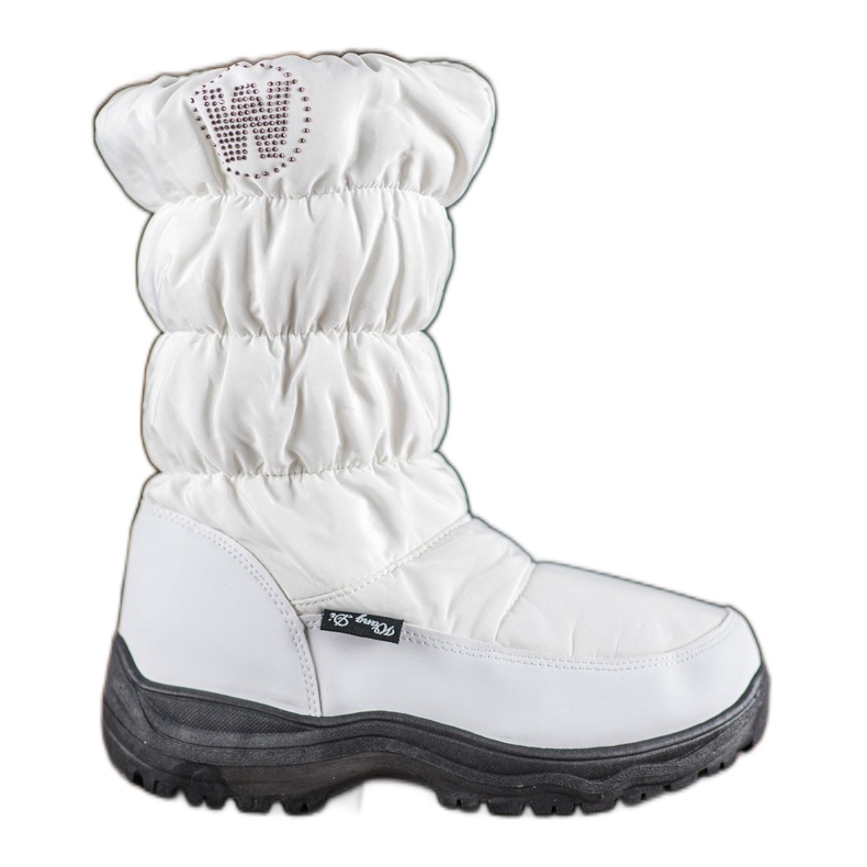 SHELOVET Botas de neve brancas branco
