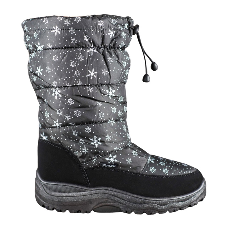 SHELOVET Botas de neve quentes preto