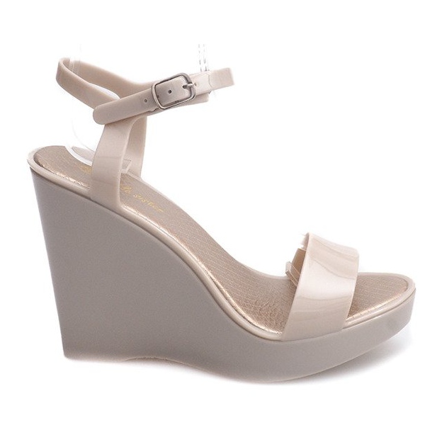 Meliski Open Wedge 88-59 Beige castanho amarelo