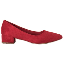 SHELOVET Bombas de salto plano vermelho