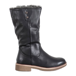 SDS Botas com haste enrolada preto SDS Botas com haste enrolada preto