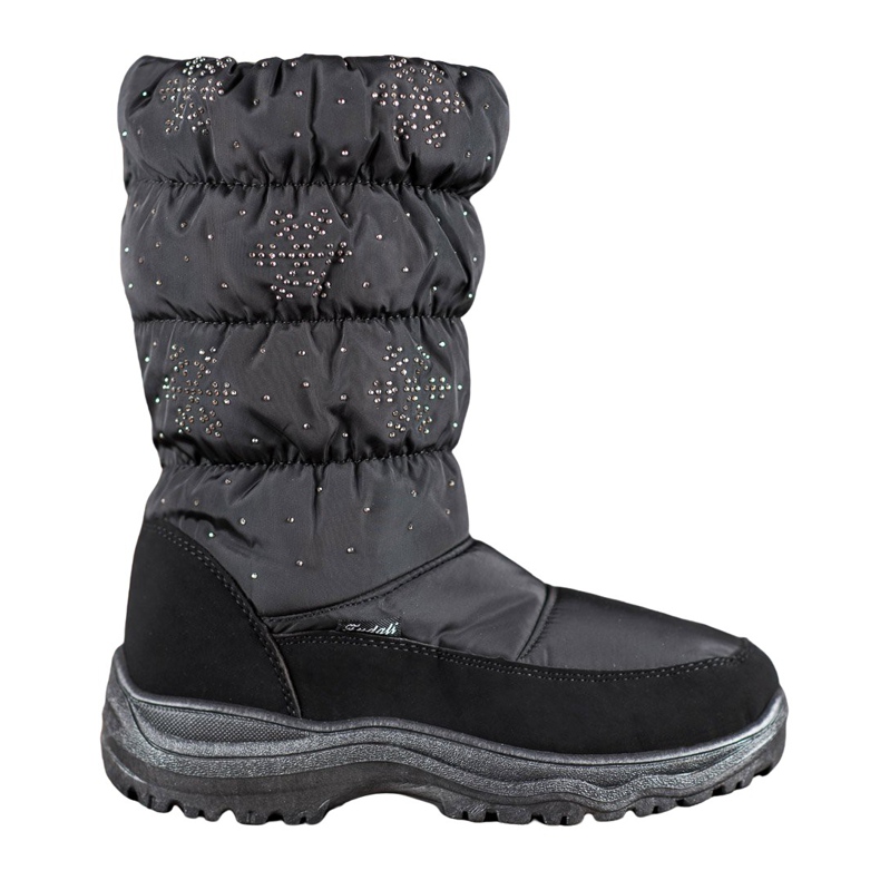 SHELOVET Botas de neve quente na plataforma preto