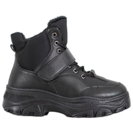 Bona Botas pretas da moda preto