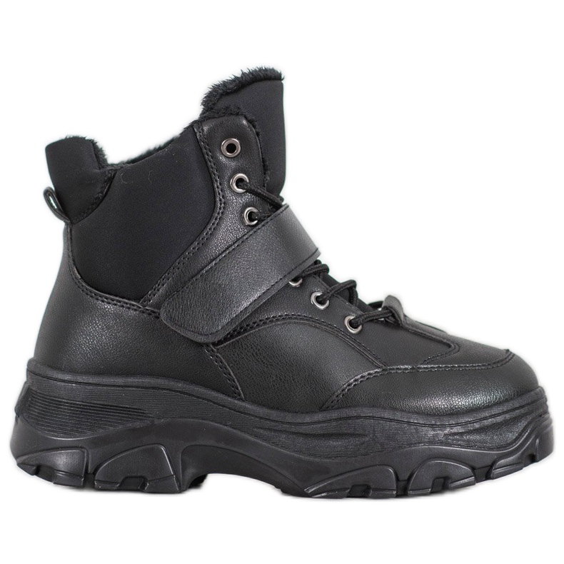 Bona Botas pretas da moda preto