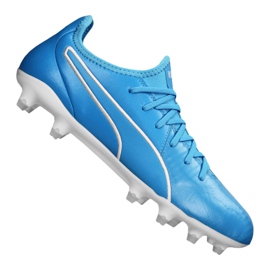 Botas de futebol Puma King Pro Fg M 105608-04 azul azul Botas de futebol Puma King Pro Fg M 105608-04 azul azul