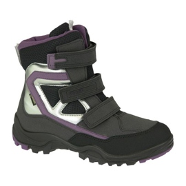 Sapatos de inverno Ecco Xpedition Kids 70464259461 preto tolet cinza