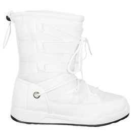 Small Swan Botas de neve camo branco