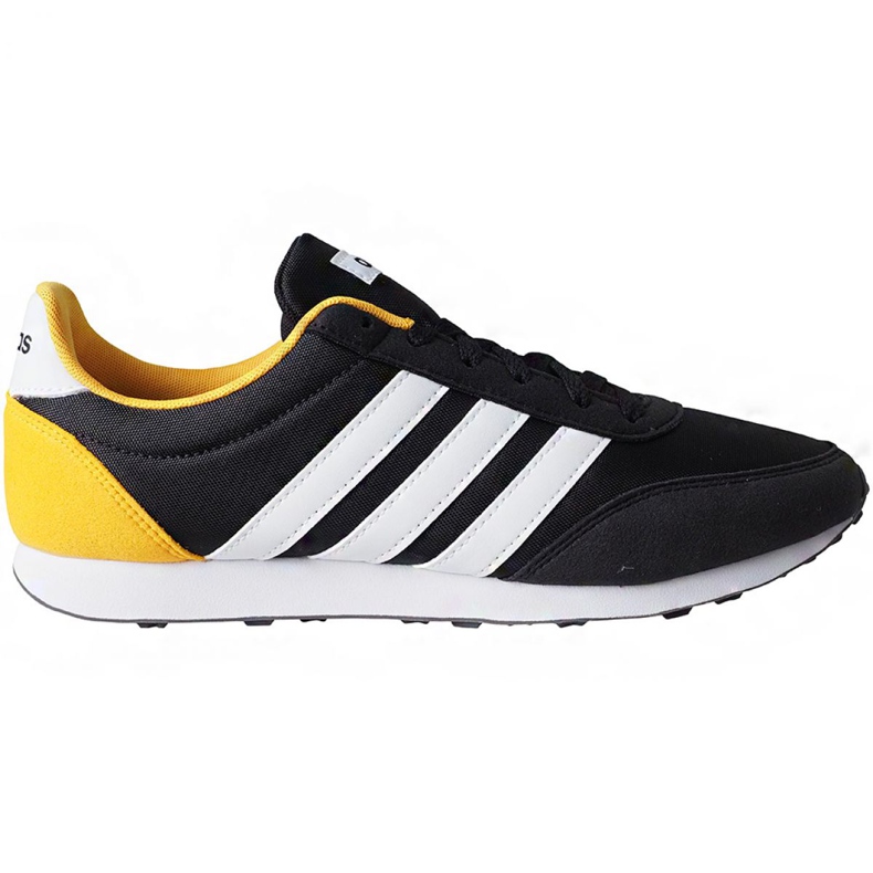 Tênis Adidas V Racer 2.0 M EG9913 branco preto amarelo