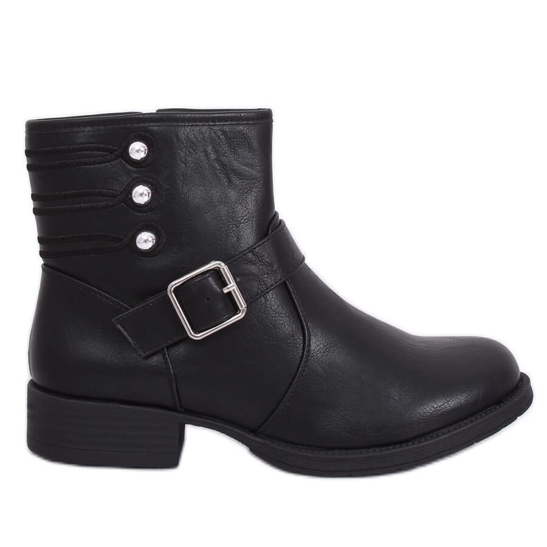 Botas militares pretas ZW08 pretas preto