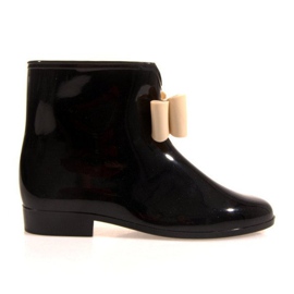BOTAS AMARELAS Com Laço Y014 Preto