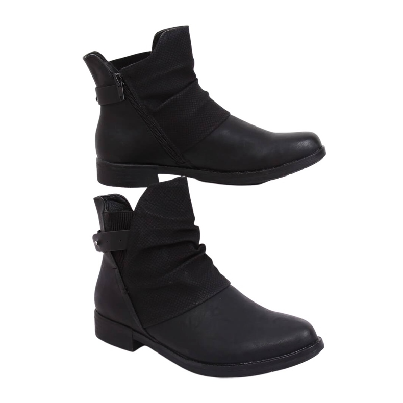Botas femininas pretas 201728-19 pretas preto