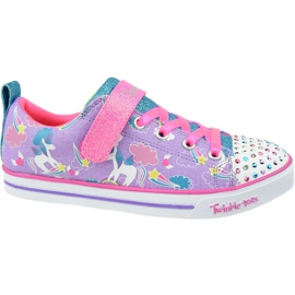 Sapatilhas Skechers Sparkle Lite Jr 20212L-LVMT roxo