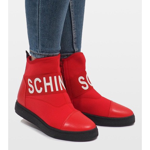 Botas de espuma com isolamento vermelho XY-38