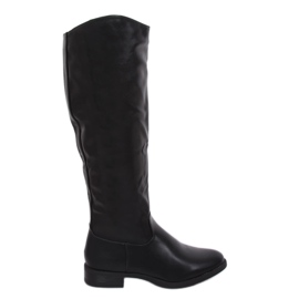 Botas pretas para mulheres A-6 pretas preto verde