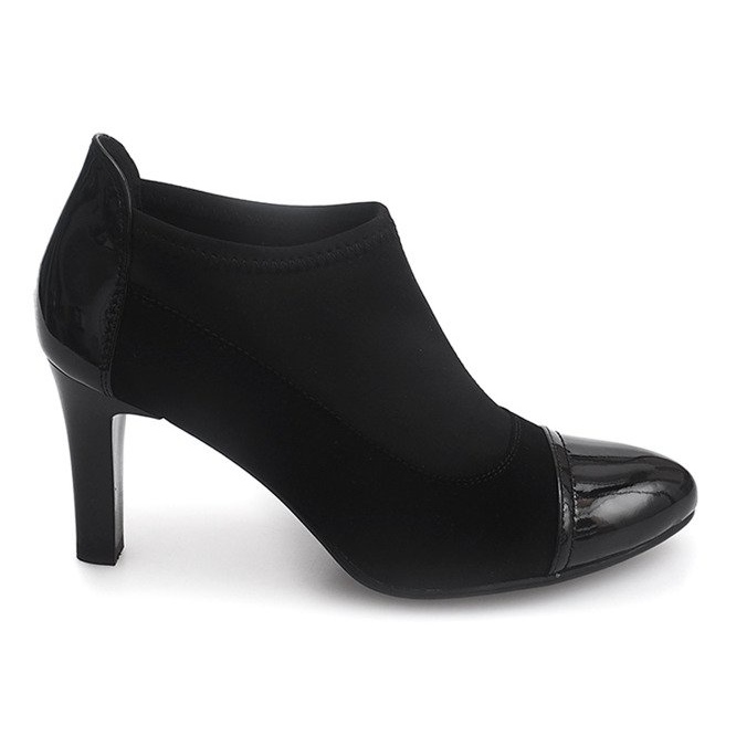 Botas elegantes em um poste 8367 preto