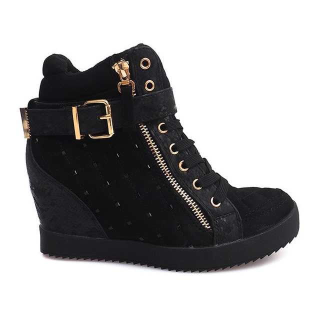 Tênis cunha 6227-Y preto