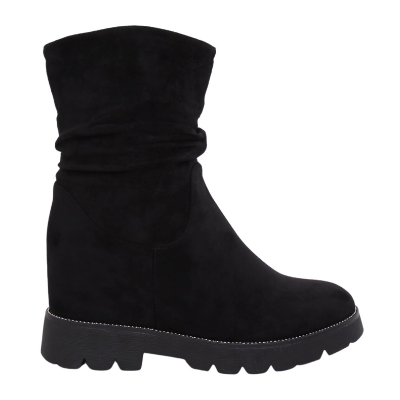Botas pretas em salto oculto 7978-KA Preto
