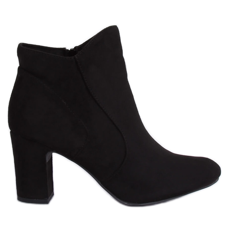 Botas pretas de salto alto K1809810 Negro Ii Quality preto