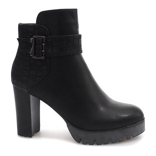 Botas quentes de salto TL-10 Preto