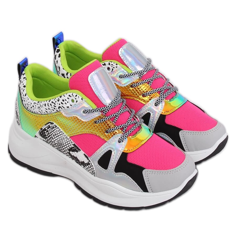 NB317P sapatos esportivos pretos multicolorido