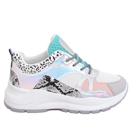 NB317P sapatos esportivos brancos multicolorido