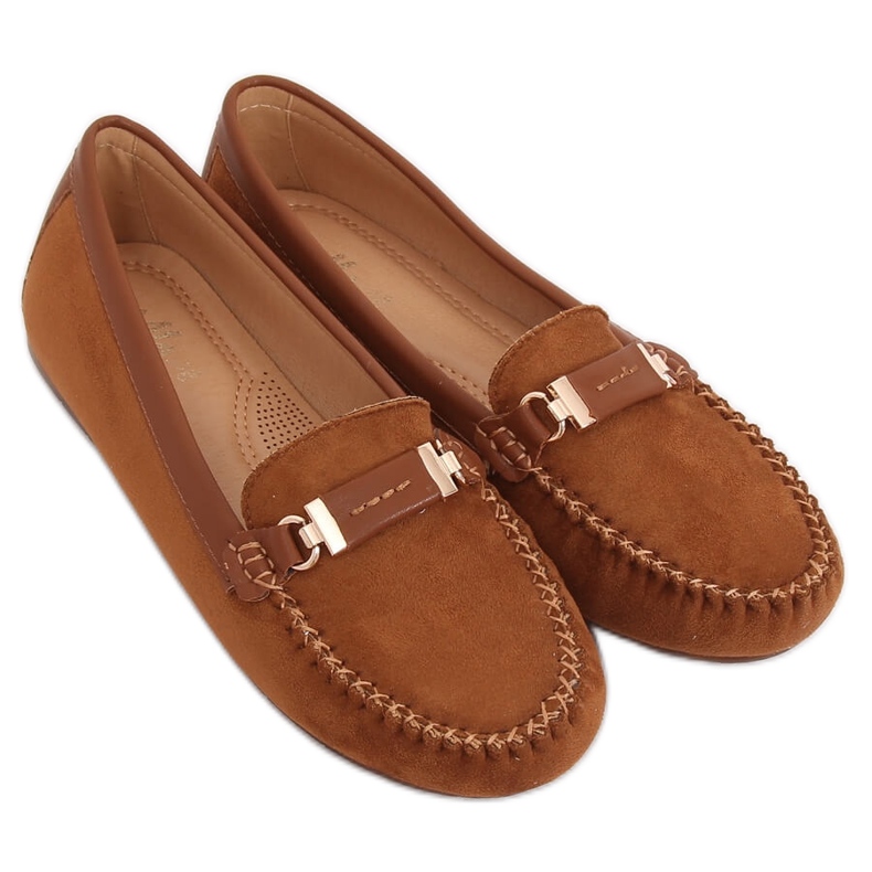 Mocassins para camelo feminino FM3024 Camel castanho