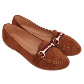 Mocassins camelo feminino B2027 Camel marrom