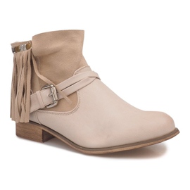 Decorado com Botas 341-PA Beige bege