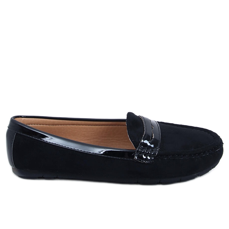 Mocassins femininos negros FM2958-3 Preto