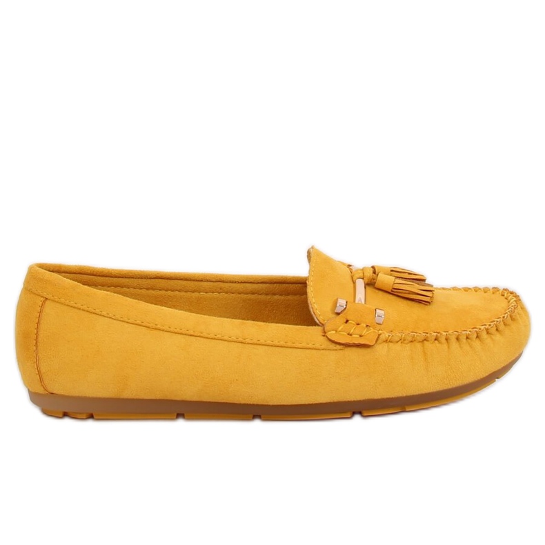 Mocassins femininos amarelos L7183 Amarelo II de qualidade