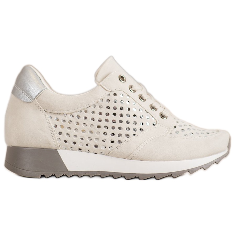 Kylie Sapatos abertos na plataforma castanho