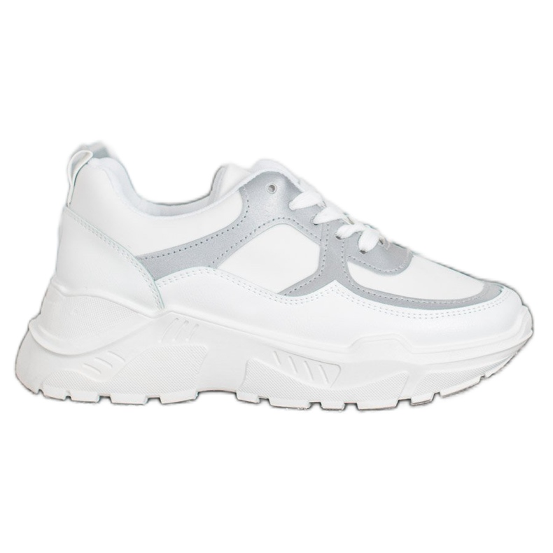 SHELOVET Tênis estilosos branco cinza
