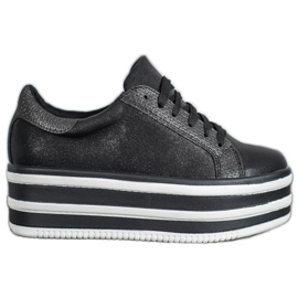 Seastar Tênis na plataforma da moda preto