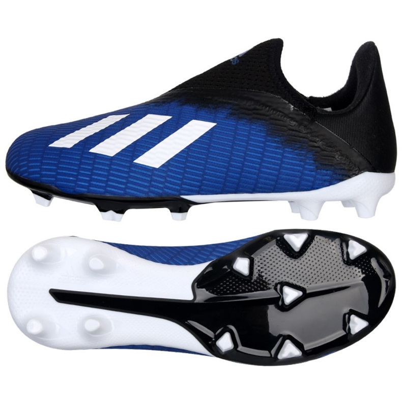 Chuteiras Adidas X 19.3 Ll Fg Jr EG9840 preto preto