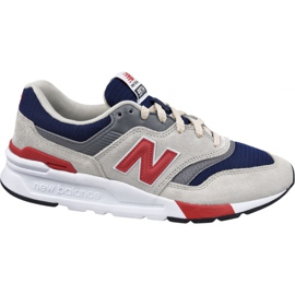 Sapatos New Balance M CM997HEQ branco multicolorido