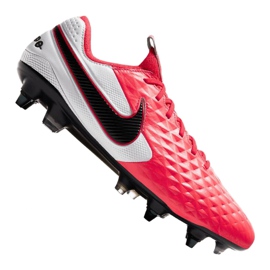 Sapato Nike Legend 8 Elite Sg Pro Ac M AT5900-606 multicolorido laranjas e vermelhos
