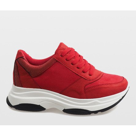 Calçado desportivo vermelho 99-15