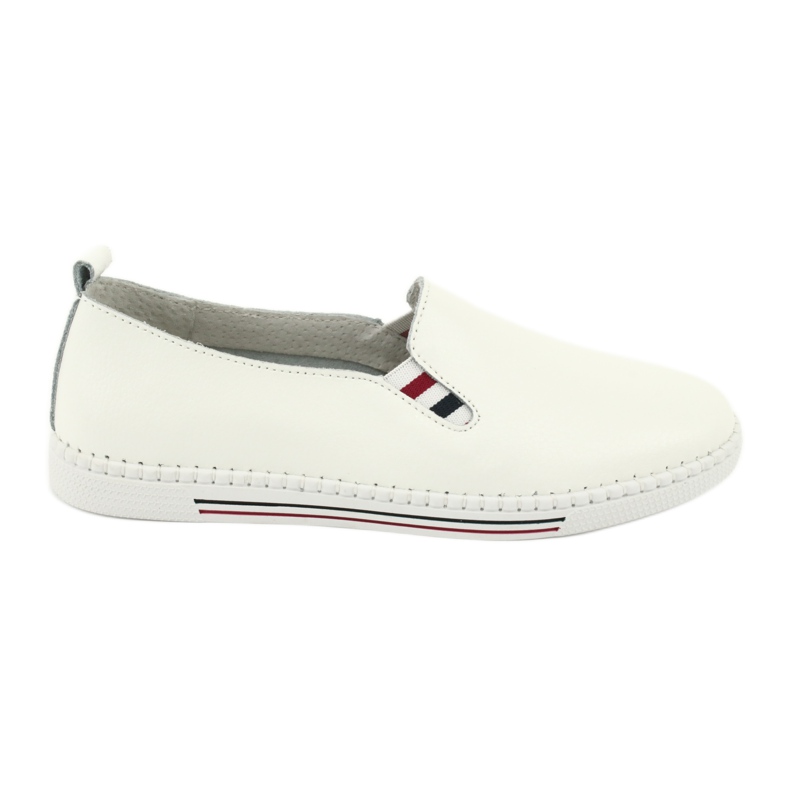 Tênis deslizante de couro Filippo DP066 branco