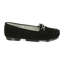 Mocassins de camurça Filippo DP1202 preto