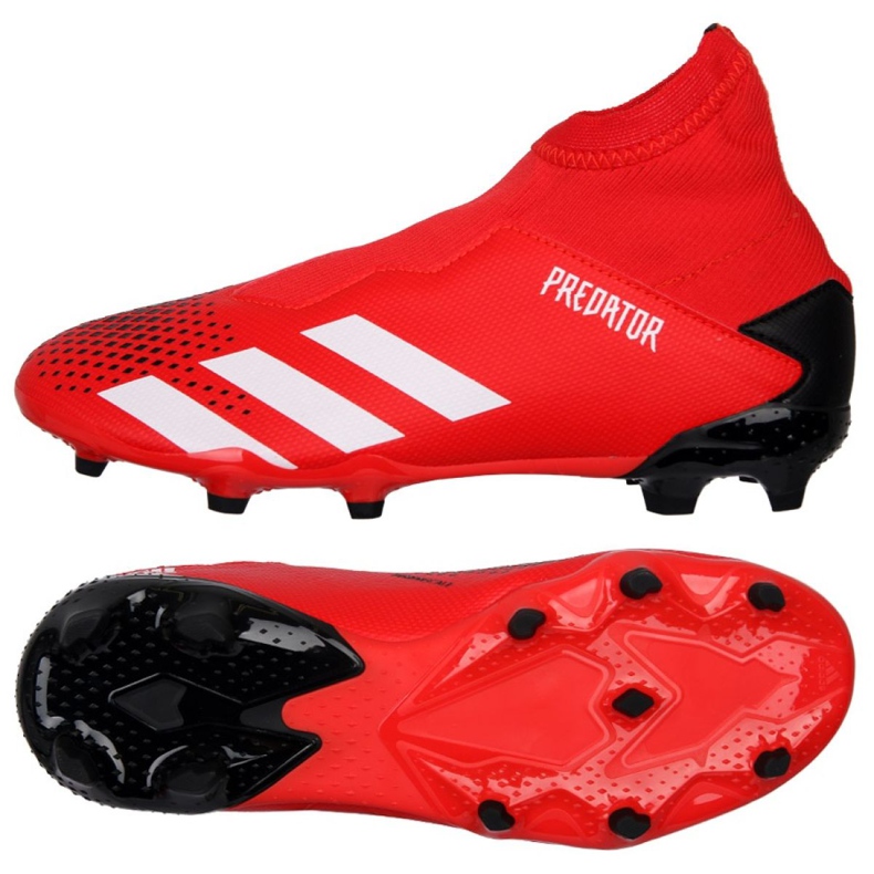 Chuteiras Adidas Predator 20.3 Ll Fg Jr EF1907 vermelho vermelho