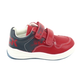American Club Sapatos esportivos de velcro azul vermelho/azul marinho